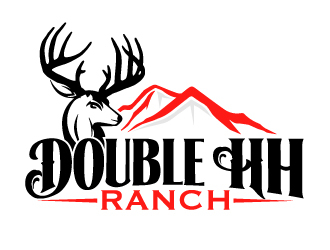 Double HH Ranch logo design by AamirKhan