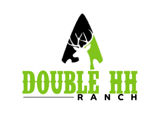 Double HH Ranch logo design by AamirKhan