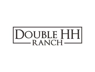 Double HH Ranch logo design by sikas