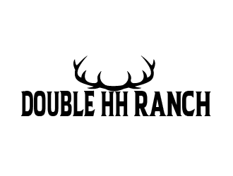 Double HH Ranch logo design by logy_d