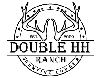 Double HH Ranch logo design by Suvendu