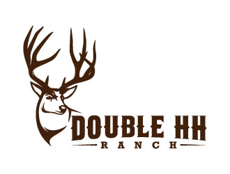 Double HH Ranch logo design by daywalker