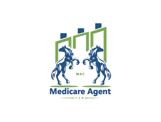 Medicare Agent Crm logo design by aiqodesain