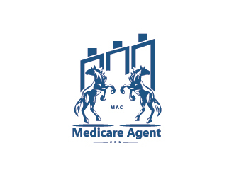 Medicare Agent Crm logo design by aiqodesain