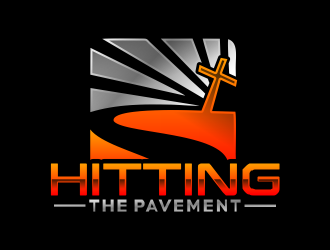 HITTING THE PAVEMENT  logo design by Gwerth