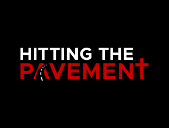 HITTING THE PAVEMENT  logo design by lexipej