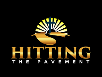 HITTING THE PAVEMENT  logo design by AamirKhan