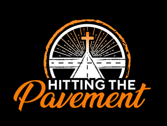 HITTING THE PAVEMENT  logo design by Roma