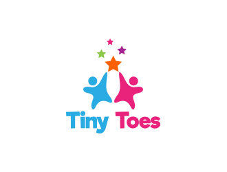 Tiny Toes logo design by daanDesign