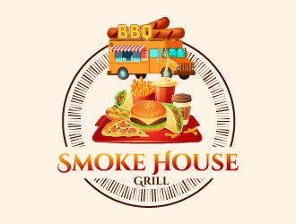 Smoke House Grill logo design by czars