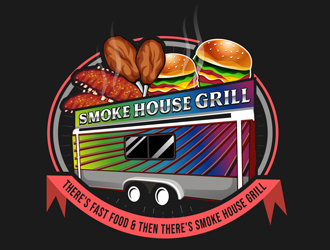 Smoke House Grill logo design by DreamLogoDesign