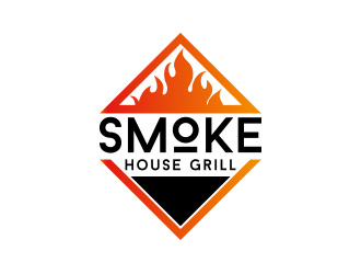 Smoke House Grill logo design by daanDesign