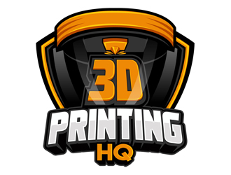 3D Printing HQ logo design by DreamLogoDesign