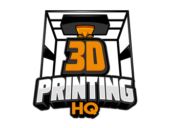 3D Printing HQ logo design by DreamLogoDesign