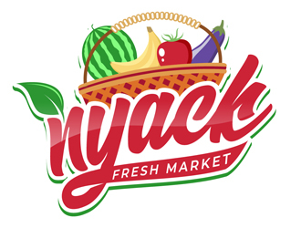 nyack fresh market logo design by DreamLogoDesign