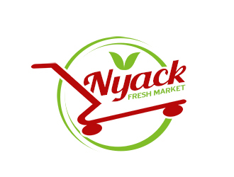 nyack fresh market logo design by bougalla005