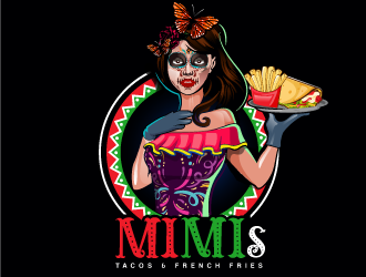 MiMis    Tacos & French Fries logo design by Suvendu