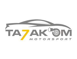 Ta7akom Motorsport logo design by EkoBooM