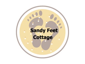 Sandy Feet Cottage logo design by pilKB