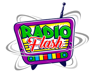 Radio Flash logo design by MAXR