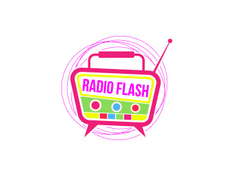Radio Flash logo design by daanDesign