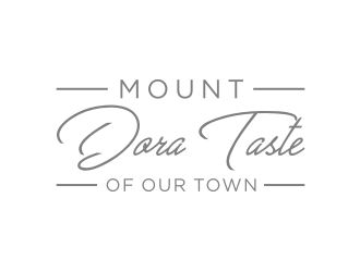 Mount Dora Taste of Our Town logo design by artery