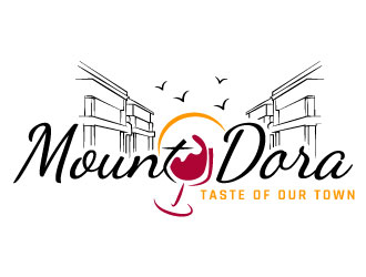 Mount Dora Taste of Our Town logo design by MonkDesign