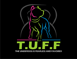 T.U.F.F. (The Underdog is Fearless and Favored) logo design by haze