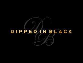 Dipped in Black logo design by Gwerth