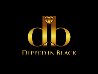 Dipped in Black logo design by aura