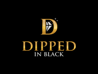 Dipped in Black logo design by MarkindDesign