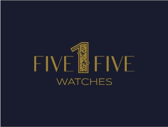 Five 1 Five Watches  logo design by mmyousuf