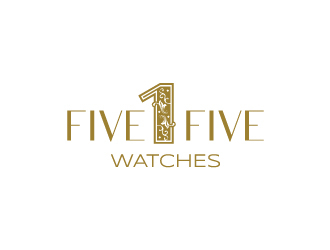 Five 1 Five Watches  logo design by mmyousuf