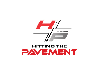 HITTING THE PAVEMENT  logo design by zinnia
