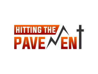 HITTING THE PAVEMENT  logo design by done