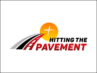 HITTING THE PAVEMENT  logo design by AnandArts