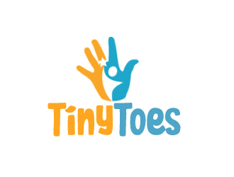 Tiny Toes logo design by AamirKhan