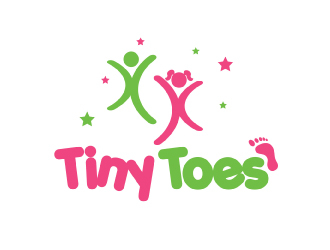 Tiny Toes logo design by AamirKhan