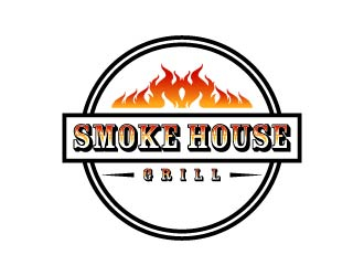 Smoke House Grill logo design by maserik