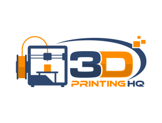 3D Printing HQ logo design by mutafailan