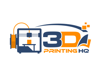 3D Printing HQ logo design by mutafailan