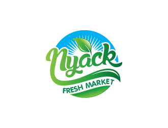 nyack fresh market logo design by zinnia