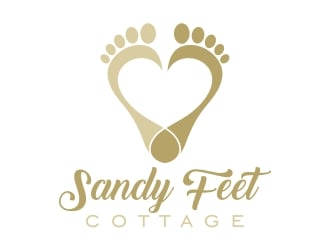 Sandy Feet Cottage logo design by b3no