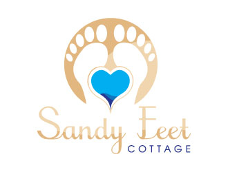 Sandy Feet Cottage logo design by Suvendu
