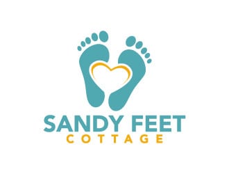 Sandy Feet Cottage logo design by daywalker