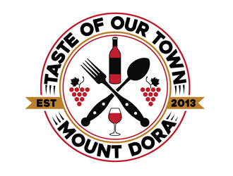 Mount Dora Taste of Our Town logo design by DreamLogoDesign