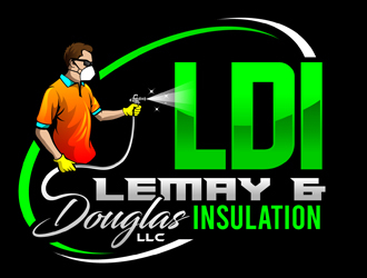 LDI/ Lemay & Douglas Insulation LLC logo design by DreamLogoDesign