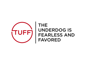 T.U.F.F. (The Underdog is Fearless and Favored) logo design by GassPoll