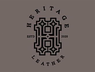 Heritage Leather logo design by MCXL