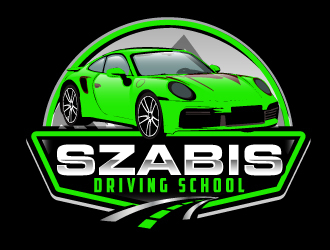 Szabis Driving School logo design by AamirKhan